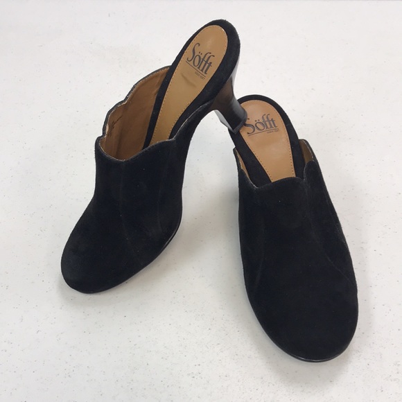 Sofft Suede Scalloped Heels - Picture 5 of 16